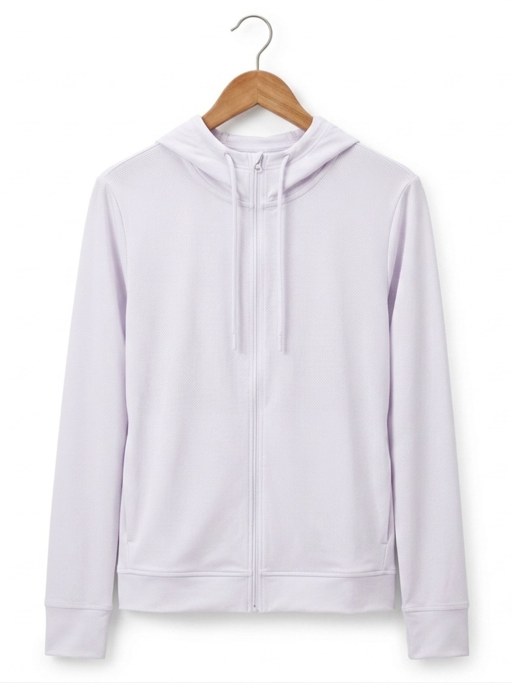 Head XXL  Men’s Performance Hoodie Full Zip White Wicking Running